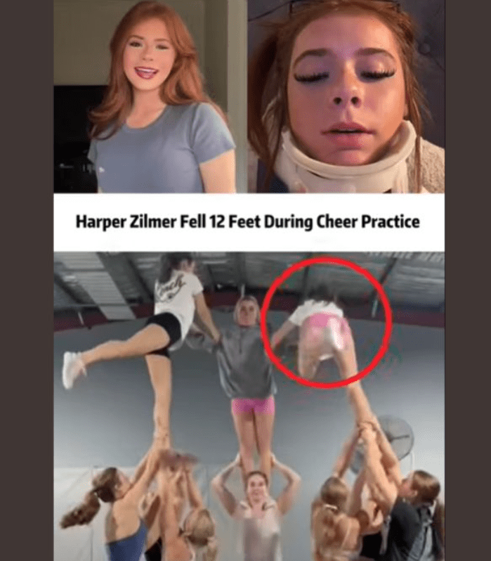 Harper Zilmer Hospitalized After Reported 12-Foot Fall, Social Media Claims.